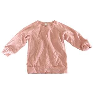 100 Toddler Salmon Pink Warm Toddler Crewneck *Dimensions in Pictures*
